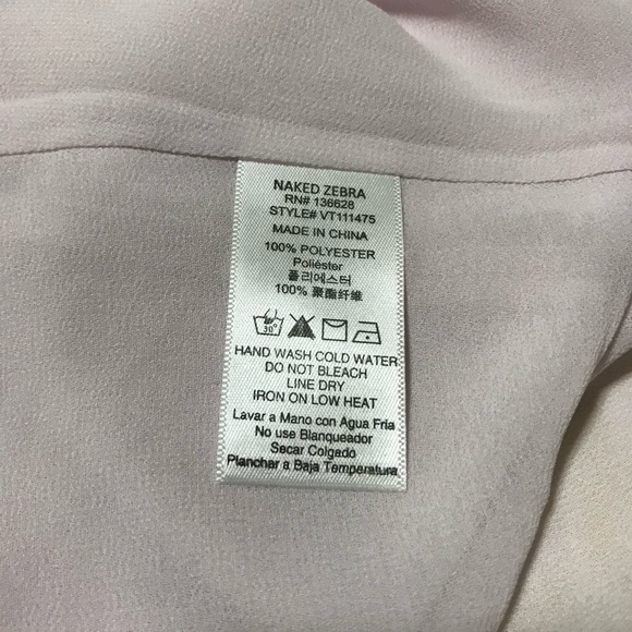 Naked Zebra Pink Ruffled Halter Neck Tank Top - Picture 6 of 6